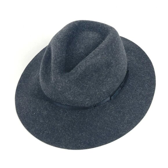 CHANEL Ribbon Logo Ribbon CC Mark hat bucket hat bob hat Rabbit gray/Black main image 6